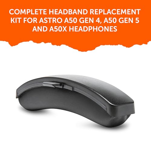 WC Mod Kit A50 – Kühlgel-Ohrpolster + Kopfbügelersatz für Astro A50 Gen 4, Gen 5 und A50X von Wicked Cushions | Verbesserter Komfort, Kühlung und Haltbarkeit | Black Bild 6