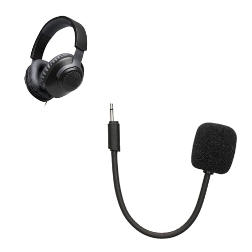 kwmobile Ersatz Kopfhörer Mikrofon kompatibel mit JBL Quantum 100 Headset - Gaming Headphones Mikrofon mit 3,5 mm Klinkenstecker - Schwarz Bild 1