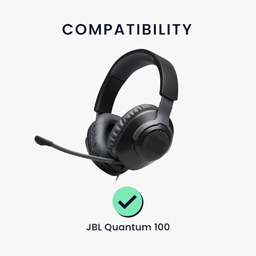 kwmobile Ersatz Kopfhörer Mikrofon kompatibel mit JBL Quantum 100 Headset - Gaming Headphones Mikrofon mit 3,5 mm Klinkenstecker - Schwarz Bild 2