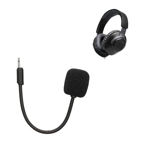 kwmobile Ersatz Kopfhörer Mikrofon kompatibel mit JBL Quantum 100 Headset - Gaming Headphones Mikrofon mit 3,5 mm Klinkenstecker - Schwarz Bild 5