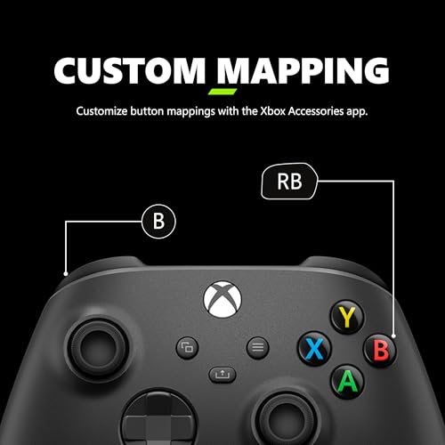 Xbox Wireless Gaming Controller (2025) - Carbon Black - Play on, Windows, Android, iOS, FireTV Sticks, Smart TVs, VR Headsets Bild 5