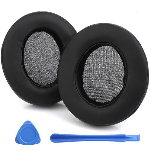 Ersatz-Ohrpolster für Razer Kraken X/ V3/ V3X Gaming-Headset, Ohrpolster mit weichem Memory-Schaum und Proteinleder, Kopfhörer Pads Ersatz mit hochdichter Geräuschisolierung(Schwarz) Bild 1