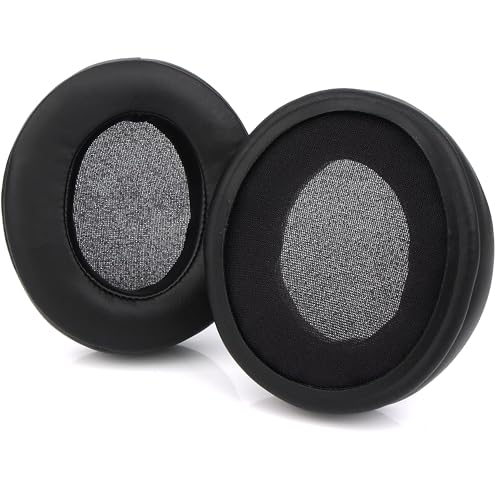 Ersatz-Ohrpolster für Razer Kraken X/ V3/ V3X Gaming-Headset, Ohrpolster mit weichem Memory-Schaum und Proteinleder, Kopfhörer Pads Ersatz mit hochdichter Geräuschisolierung(Schwarz) Bild 2