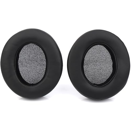 Ersatz-Ohrpolster für Razer Kraken X/ V3/ V3X Gaming-Headset, Ohrpolster mit weichem Memory-Schaum und Proteinleder, Kopfhörer Pads Ersatz mit hochdichter Geräuschisolierung(Schwarz) Bild 4