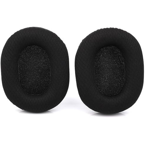 Ersatz-Ohrpolster für Razer Blackshark V2/ V2 Pro Gaming-Headset, Ohrpolster mit weichem Memory-Schaum und Atmungsaktives Netzgewebe, Kopfhörer Pads Ersatz mit hochdichter Geräuschisolierung(Schwarz) Bild 3