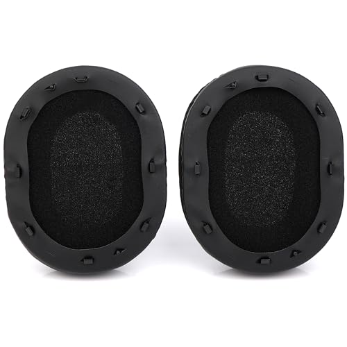 Ersatz-Ohrpolster für Razer Blackshark V2/ V2 Pro Gaming-Headset, Ohrpolster mit weichem Memory-Schaum und Atmungsaktives Netzgewebe, Kopfhörer Pads Ersatz mit hochdichter Geräuschisolierung(Schwarz) Bild 4