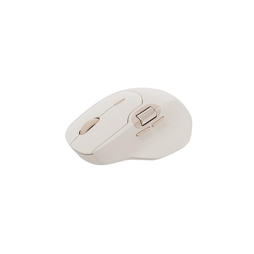 Rapoo MT560 kabellose Maus Wireless Mouse 4000 DPI Sensor umweltfreundlicher wiederaufladbarer Akku ergonomisch PC & Mac - beige braun Bild 2