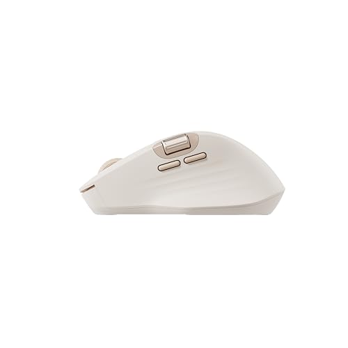 Rapoo MT560 kabellose Maus Wireless Mouse 4000 DPI Sensor umweltfreundlicher wiederaufladbarer Akku ergonomisch PC & Mac - beige braun Bild 3