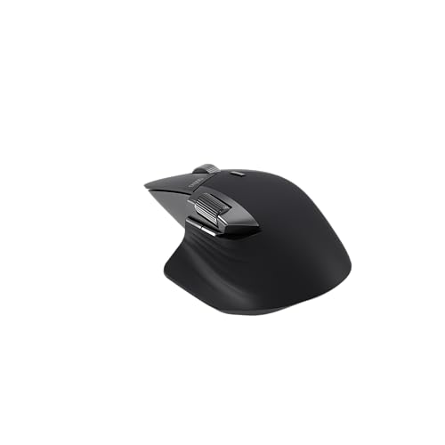 Rapoo I Kabellose Maus (MT760MW, optische Maus mit Adapter, 4000 DPI, 2,4 GHz, wiederaufladbarer Akku), Schwarz Bild 5