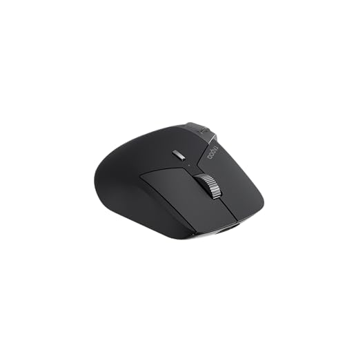 Rapoo I Kabellose Maus (MT760MW, optische Maus mit Adapter, 4000 DPI, 2,4 GHz, wiederaufladbarer Akku), Schwarz Bild 6