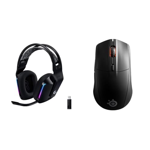Logitech G733 Lightspeed kabelloses & SteelSeries Rival 3 Wireless - Wireless Bild 1