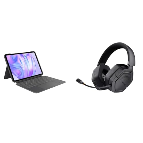Logitech Combo Touch iPad & Trust GXT 1493 Ravox Gaming Headset Bild 1