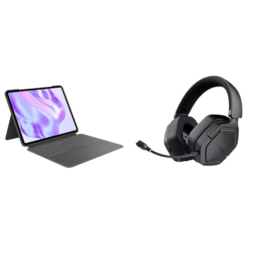 Logitech Combo Touch iPad & Trust GXT 1493 Ravox Gaming Headset Bild 1