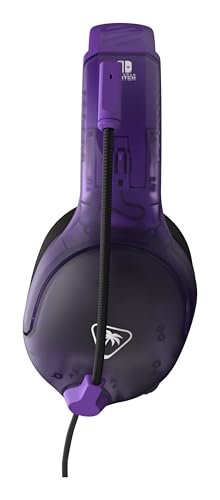Turtle Beach Airlite Fit Ghost Lila Wired Gaming Headset Offiziell Lizenziert für Nintendo Switch, Lite und OLED – Flip-to-Mute Mic, Over-Ear Premium Komfort Bild 2