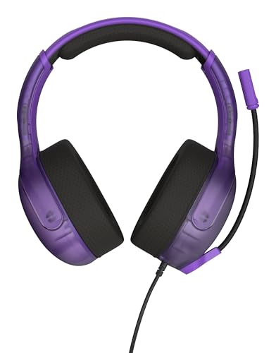 Turtle Beach Airlite Fit Ghost Lila Wired Gaming Headset Offiziell Lizenziert für Nintendo Switch, Lite und OLED – Flip-to-Mute Mic, Over-Ear Premium Komfort Bild 6