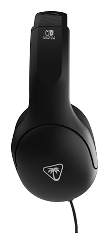 Turtle Beach Airlite Fit Schwarz und Weiß Wired Gaming Headset Offiziell Lizenziert für Nintendo Switch, Lite und OLED – Flip-to-Mute Mic, Over-Ear Premium Komfort Bild 5
