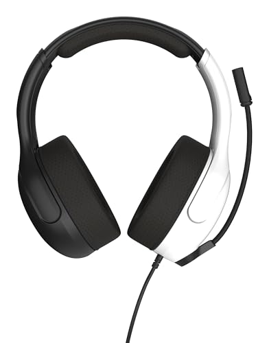 Turtle Beach Airlite Fit Schwarz und Weiß Wired Gaming Headset Offiziell Lizenziert für Nintendo Switch, Lite und OLED – Flip-to-Mute Mic, Over-Ear Premium Komfort Bild 6