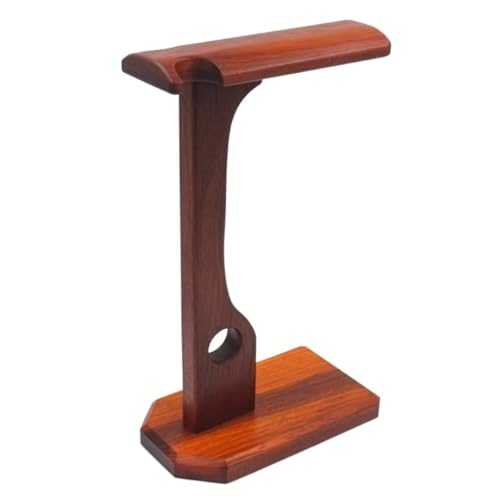 Kopfhörer Ständer Schreibtisch Zubehör Kopfhörerhalter Aus Holz, Nussbaum, Palisander, Rote Birne, Blumenständer, Headset-Ständer Gaming Headsets(B) Bild 1