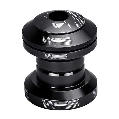 WFS NV.28 1 Inch Threadless Bike Headset Set for 1" Threadless Steerer Fork and 30mm Head Tube - CNC Aluminum Alloy, Precision Sealed Bearings for MTB Mountain/Road/City/BMX Bikes Bild 1