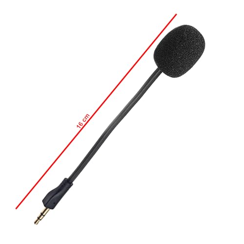 JZK Ersatz-Mikrofon, abnehmbarer Mikrofonarm, abnehmbares Mikrofon mit 3,5-mm-Stecker für G PRO/G PRO X kabellose Gaming-Headsets, Geräuschunterdrückung Bild 2