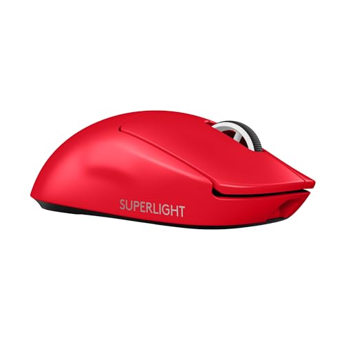 Logitech G PRO X SUPERLIGHT 2 SE kabellose Gaming-Maus, 60 g Pro-Grade-Maus mit 5 programmierbaren Tasten, 44K-DPI-Sensor, 8.000 Hz Signalrate, USB-C-Ladefunktion für PC/Mac - Rot Bild 1