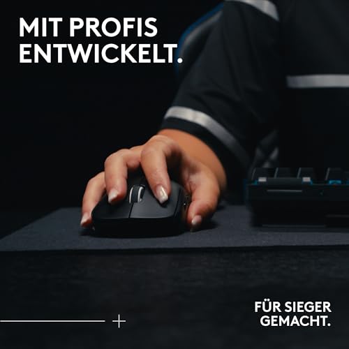 Logitech G PRO X SUPERLIGHT 2 SE kabellose Gaming-Maus, 60 g Pro-Grade-Maus mit 5 programmierbaren Tasten, 44K-DPI-Sensor, 8.000 Hz Signalrate, USB-C-Ladefunktion für PC/Mac - Rot Bild 2