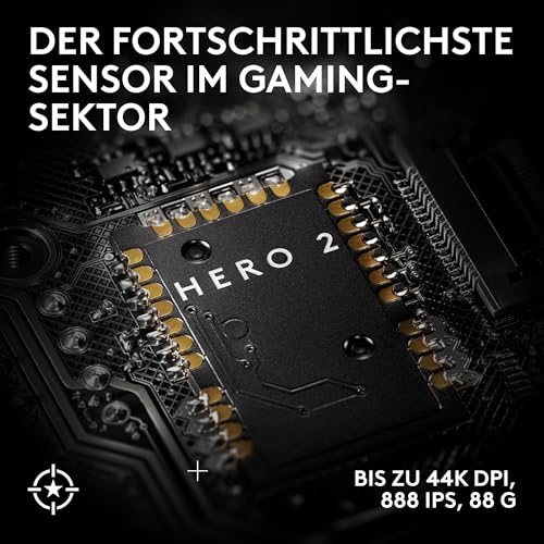 Logitech G PRO X Superlight 2 SE kabellose Gaming-Maus, 60 g Pro-Grade-Maus mit 5 programmierbaren Tasten, 44K-DPI-Sensor, 8.000 Hz Signalrate, USB-C-Ladefunktion für PC/Mac - Weiß Bild 3