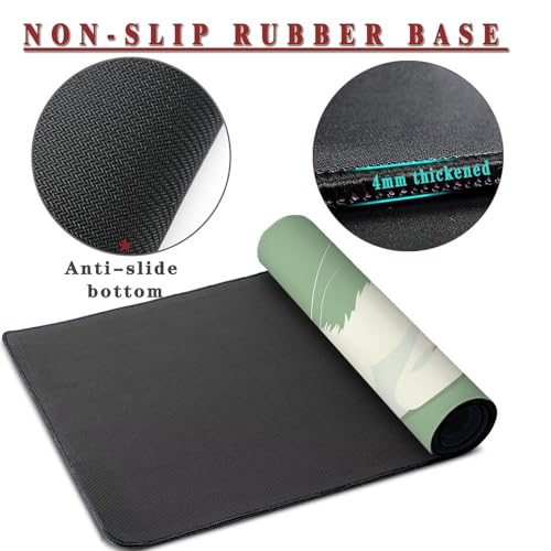 Mauspad XXL 1400x800x4mm Wasserdicht Schreibtischunterlage rutschfeste Speed Gaming Mousepad Cat (12) Groß Desk Mouse Mat Maus Pad, Schreibtisch Unterlage Deko für PC, MacBook, Laptop, Home Office Bild 3