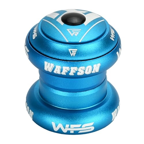 WFS NV.58 1-1/8 Inch Threadless Bike Headset Set for 1-1/8" Threadless Steerer Forks and 34mm Head Tube - CNC Aluminum Alloy, Precision Sealed Bearings for MTB Mountain/Road/City/BMX Bikes Bild 1