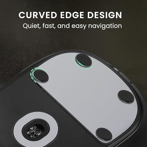 kwmobile 20x Mouse Feet Sticker für Universal Gaming Mouse Mausgleiter - Maus Ersatz Glider aus PTFE - 4 verschiedenen Größen 6mm 6,5mm 7mm 10mm - Schwarz Bild 2