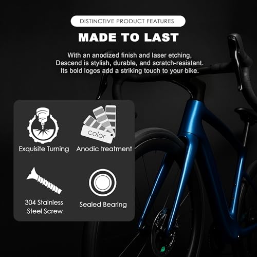 WFS NV.73 1 inch Threadless Bike Headset Set for 1" Threadless Steerer Fork and 30mm Head Tube - CNC Aluminum Alloy, Precision Sealed Bearings for MTB Mountain/Road/City/BMX Bikes Bild 6