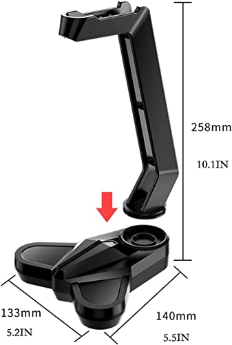 Kopfhörer Ständer Schreibtisch Zubehör Kopfhörerständer PC-Gaming-Headset-Ständer Kreativer Headset-Halter Management/Tablett Gamer-Kopfhörerhalter Schreibtisch-Organizer Gaming Headsets Bild 3