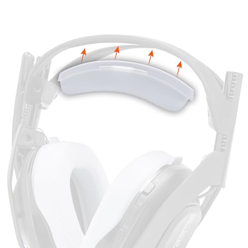 WC BandZ A50 – Verbessertes Kopfbügel-Ersatzset für Astro A50 Gen 4, Gen 5 und A50X von Wicked Cushions | Verbesserter Komfort, Stil und einfache Installation | White Bild 1