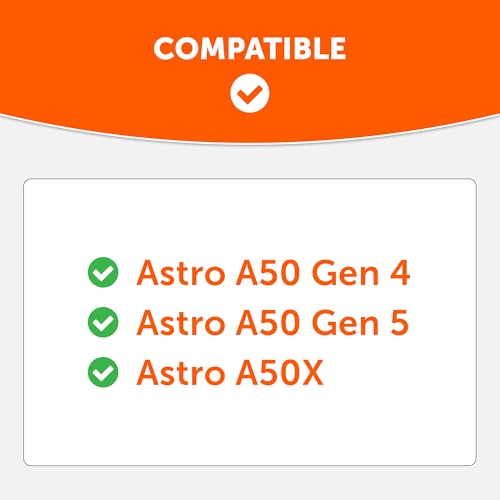 WC BandZ A50 – Verbessertes Kopfbügel-Ersatzset für Astro A50 Gen 4, Gen 5 und A50X von Wicked Cushions | Verbesserter Komfort, Stil und einfache Installation | White Bild 2