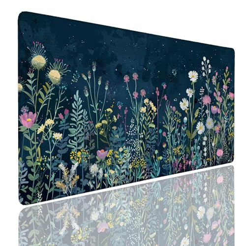 Mauspad XXL 1400x800x4mm Wasserdicht Schreibtischunterlage rutschfeste Speed Gaming Mousepad Chic (1) Groß Desk Mouse Mat Maus Pad, Schreibtisch Unterlage Deko für PC, MacBook, Laptop, Home Office Bild 1