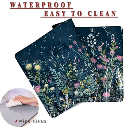 Mauspad XXL 1400x800x4mm Wasserdicht Schreibtischunterlage rutschfeste Speed Gaming Mousepad Chic (1) Groß Desk Mouse Mat Maus Pad, Schreibtisch Unterlage Deko für PC, MacBook, Laptop, Home Office Bild 2