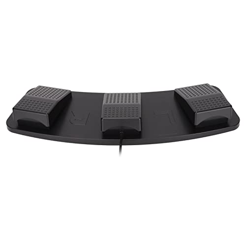 USB Triple Foot Switch Pedal, Ergonomic Gaming -Tastatur -Maus -Pedal mit Multimedia -Funktionen, Hergestellt mit Switches für, oder OS X (FS23_P (photoelektrischer Schalter)) Bild 3
