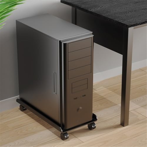 Universal Robuster CPU-Ständer aus Metall, PC-Ständer mit 4 Lenkrollen, mobiler CPU-Ständer for Bodenteppich-Gaming-PC-Gehäuse für Tower Bild 2