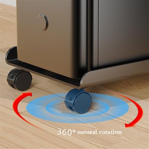 Universal Robuster CPU-Ständer aus Metall, PC-Ständer mit 4 Lenkrollen, mobiler CPU-Ständer for Bodenteppich-Gaming-PC-Gehäuse für Tower Bild 4