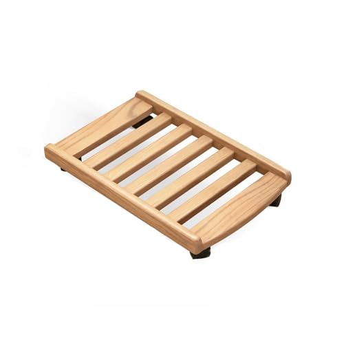 Universal PC-Ständer-Tower mit rollenden Lenkrollen, einfacher mobiler CPU-Ständer, Gaming-PC-Wagenhalter for das Home-Office unter dem Schreibtisch für Tower(Original Wood Colour) Bild 1