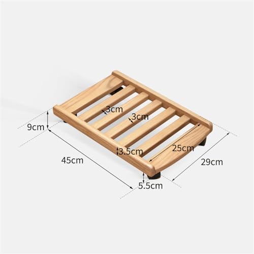 Universal PC-Ständer-Tower mit rollenden Lenkrollen, einfacher mobiler CPU-Ständer, Gaming-PC-Wagenhalter for das Home-Office unter dem Schreibtisch für Tower(Original Wood Colour) Bild 3
