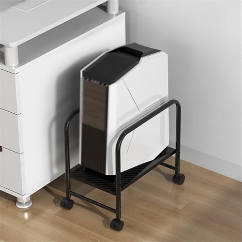 Universal CPU-Ständer, PC-Tower-Ständer, CPU-Rollständer, Verstellbarer mobiler PC-Wagenhalter mit 4 feststellbaren Rollrollen, passend for die meisten PC-Gaming-Gehäuse für Tower Bild 7
