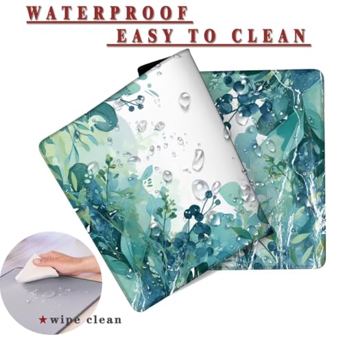 Mauspad XXL 1400x800x4mm Wasserdicht Schreibtischunterlage rutschfeste Speed Gaming Mousepad Classical (11) Groß Desk Mouse Mat Maus Pad, Schreibtisch Unterlage Deko für PC, Laptop, Home Office Bild 2