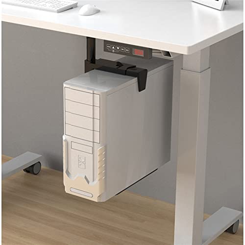 Universal CPU-Halterung unter dem Schreibtisch – universelle PC-Gehäusehalterung, verstellbar unter dem Schreibtisch, Gaming-PC-Halterung mit 360°-Drehgelenk, hängende PC-Tower-Halterung für Tower(Pic Bild 2