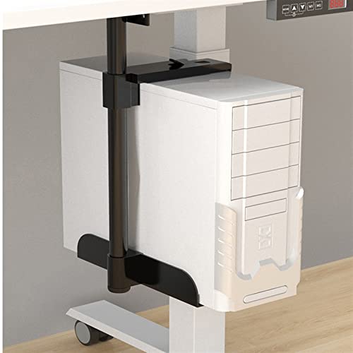 Universal CPU-Halterung unter dem Schreibtisch – universelle PC-Gehäusehalterung, verstellbar unter dem Schreibtisch, Gaming-PC-Halterung mit 360°-Drehgelenk, hängende PC-Tower-Halterung für Tower(Pic Bild 7