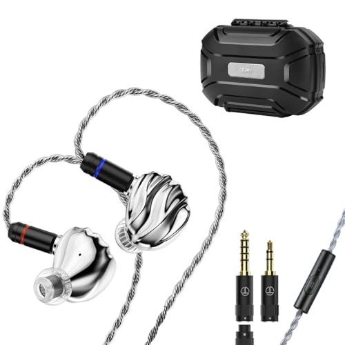 SABAJ TRN Shell kabelgebundene In-Ear Kopfhöre 3DD+1 Planar,3 wechselbare Düsen & HiFi Sound für Musik/Gaming (mit Mikrofon) Bild 1
