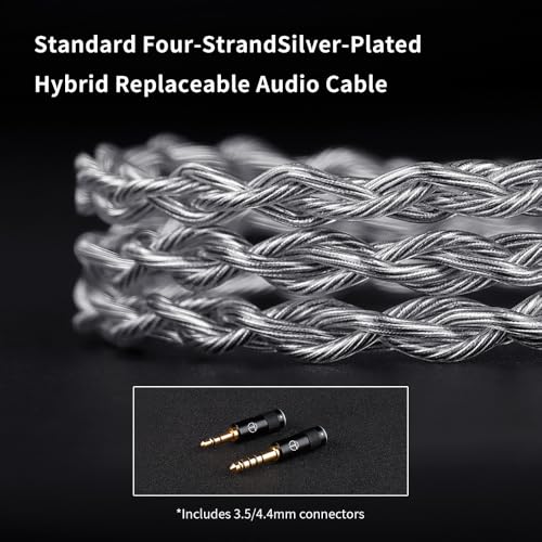 SABAJ TRN Shell kabelgebundene In-Ear Kopfhöre 3DD+1 Planar,3 wechselbare Düsen & HiFi Sound für Musik/Gaming (mit Mikrofon) Bild 6