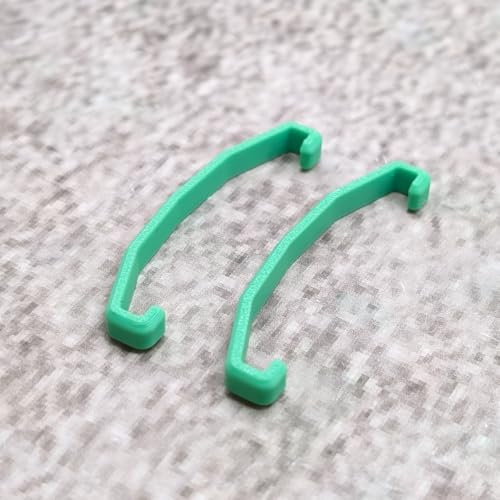 Kopfhörer Clip 2 Stck Grün Klemme Gadged kompatibel mit Astro A50 Gen. 4 + Mod. Kit Stützklammer Headband Fix Gaming Headset Kopfband (Grün) Bild 1