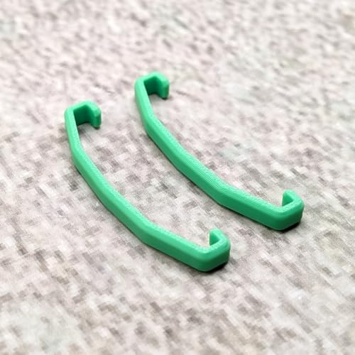 Kopfhörer Clip 2 Stck Grün Klemme Gadged kompatibel mit Astro A50 Gen. 4 + Mod. Kit Stützklammer Headband Fix Gaming Headset Kopfband (Grün) Bild 3