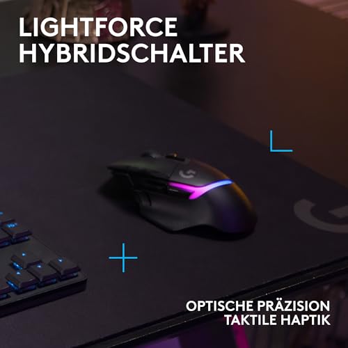 Logitech G G522 kabelloses Gaming-Headset und G502 X Plus kabellose Gaming-Maus – Lightspeed kabellose Maus und Headset-Combo mit RGB LIGHTSYNC – kompatibel mit PC/Windows - Weiß Bild 4